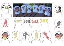 ITH Teelichthülle - Fußball Deutschland